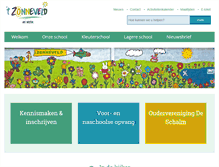 Tablet Screenshot of gbszonneveld.be